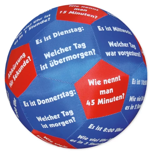 Læringsbold Til Tyskundervisning - Tid og Ugedage.