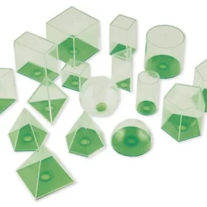 Geometrisæt - 17 Transparente Figurer
