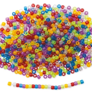 Glitter Perler, ca. 1800 stk.