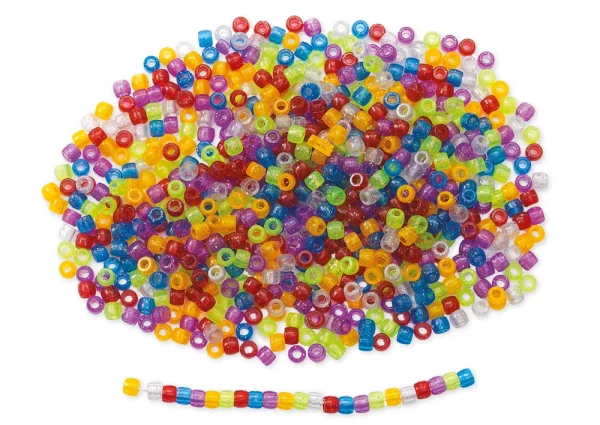 Glitter Perler, ca. 1800 stk.
