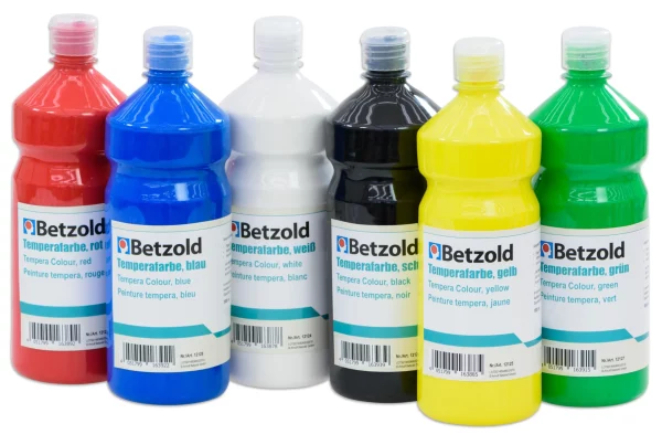 Vandbaseret Maling sæt - med 6x1000 ml