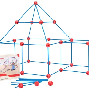 XXL Byggesæt til Geometriske Figurer – 77 dele