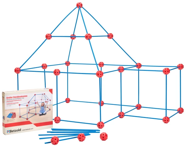 XXL Byggesæt til Geometriske Figurer – 77 dele