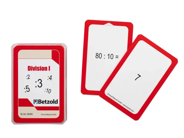 Kortspil til Matematik - Division 1