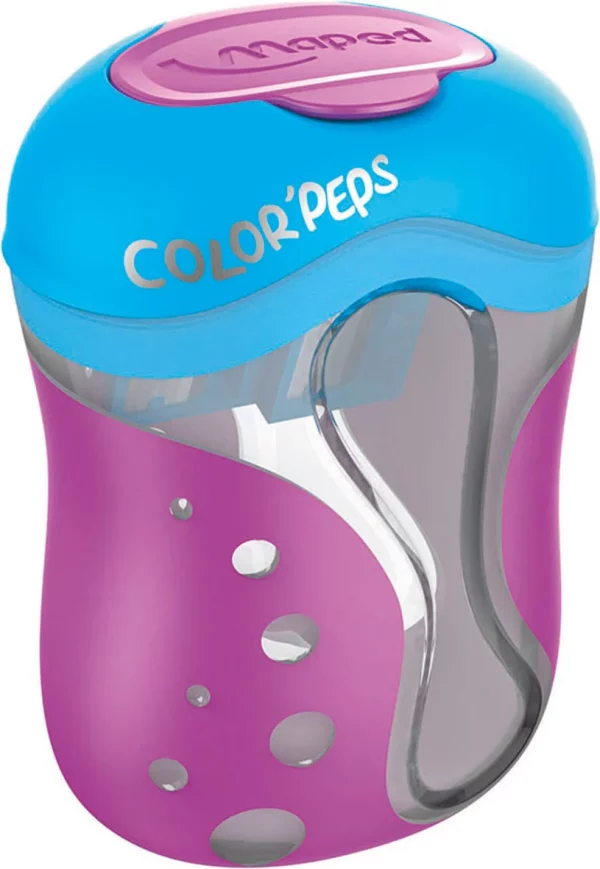 MAPED Color&apos;Peps Blyantspidser til børn - Lilla og Blå