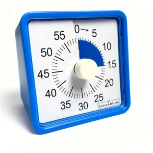 Lydløs Timer Nedtællingsur - Blå