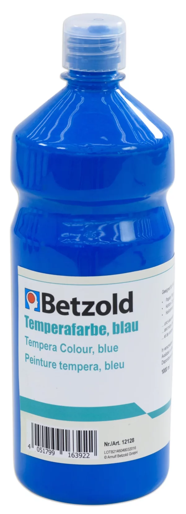 Tempera Skolemaling, 1000 ml, Blå