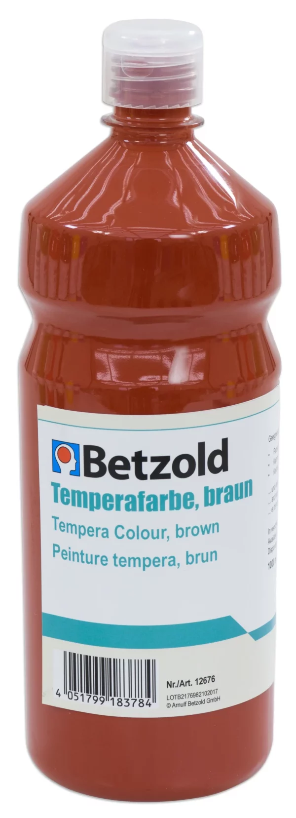 Tempera Skolemaling, 1000 ml, Brun