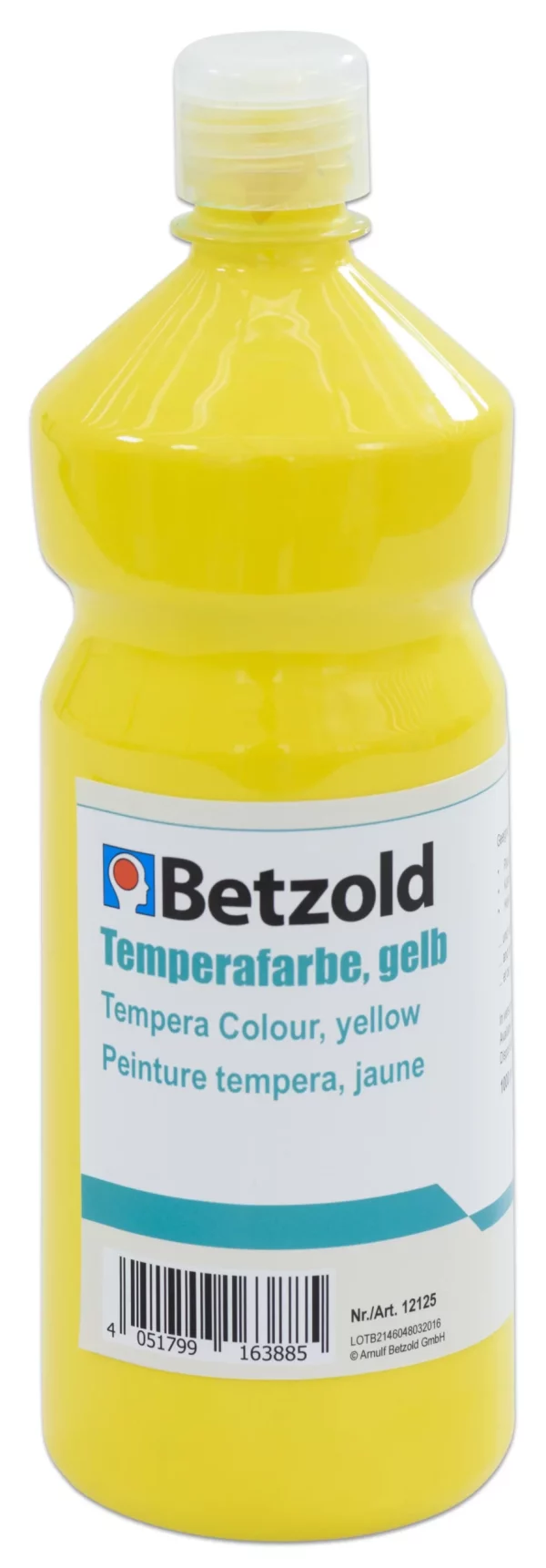 Tempera Skolemaling, 1000 ml, Gul