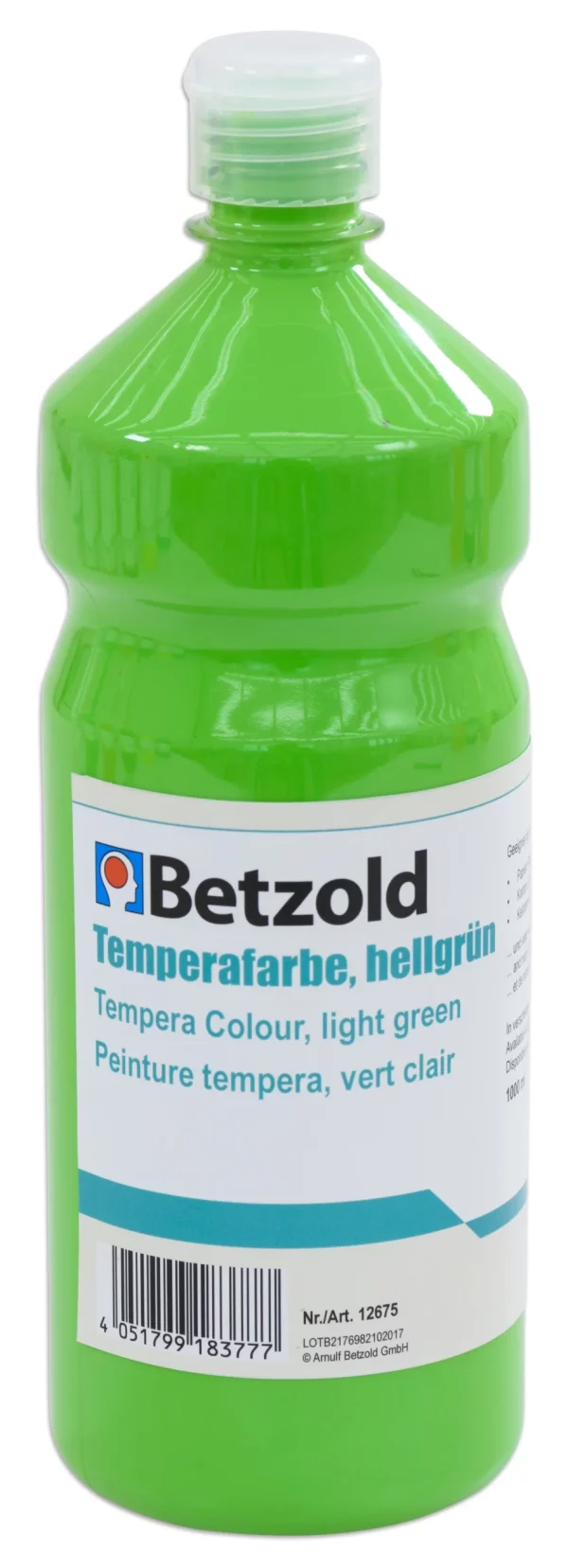 Tempera Skolemaling, 1000 ml, Lysegrøn