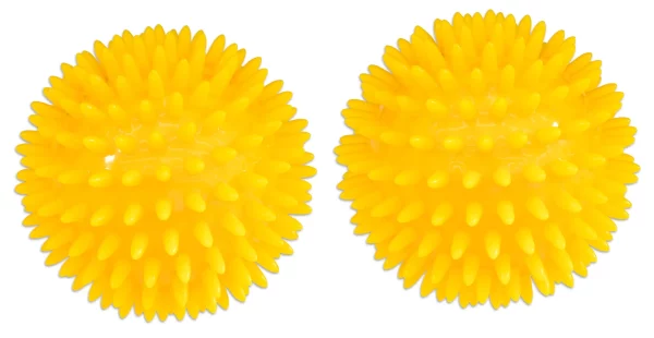 Massagebold 8 cm Gul