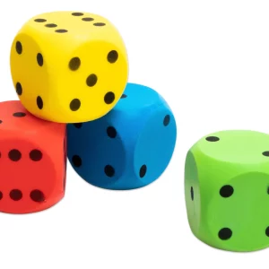 Store Skumterninger 16 cm - Sæt med 4