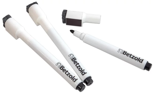 Whiteboard Pen Sort Med Tavlesvamp